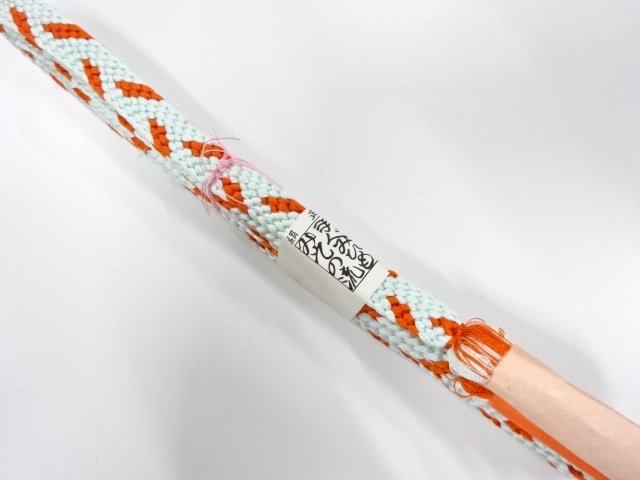 未使用品　正絹　手組帯締め